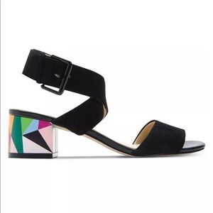 Katy Perry multi-colored block heeled sandals